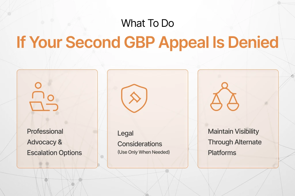What to Do If Your Second GBP Appeal Is Denied